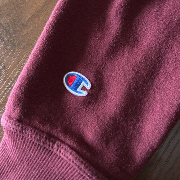 Champion Women's Powerblend Pullover Hoodie - Maroon - Size Small - Picture 5 of 8